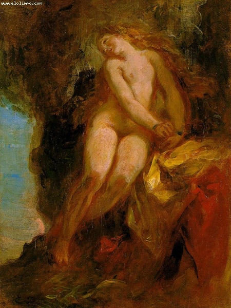 Andrómeda - Delacroix, Eugène