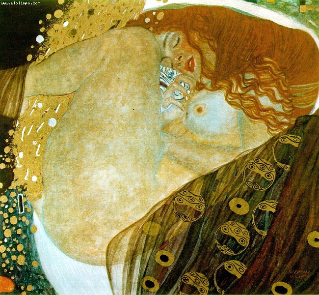 Dánae - Klimt, Gustav
