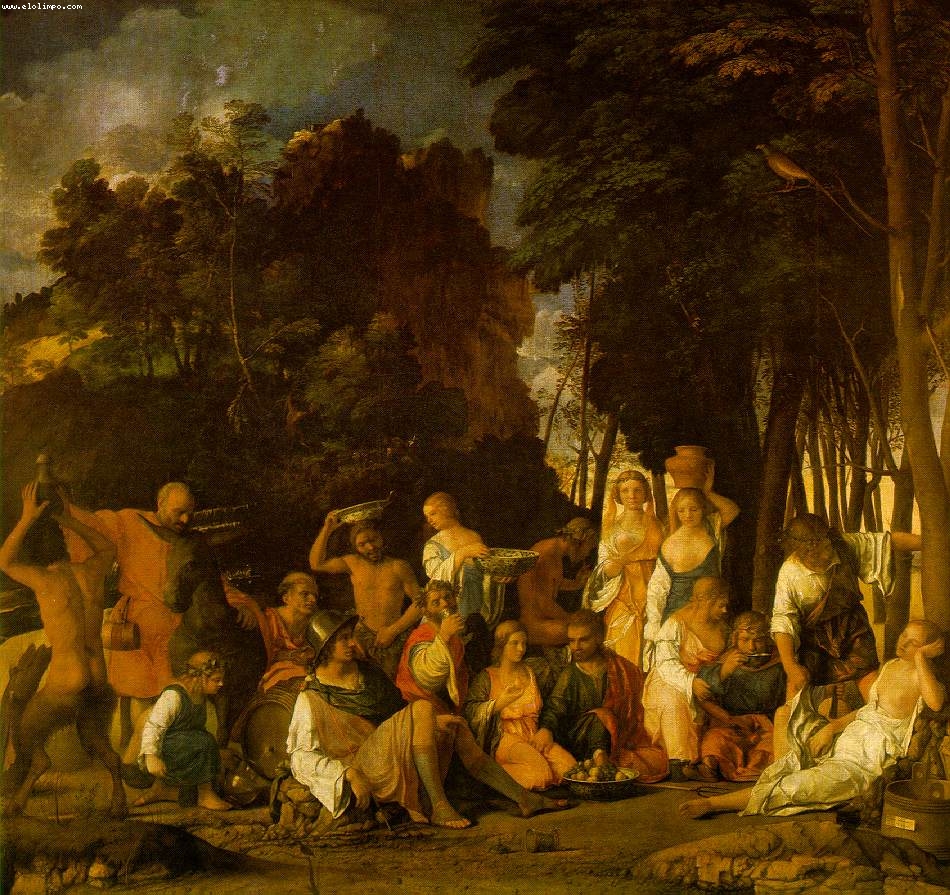 La fiesta de los dioses - Bellini, Giovanni