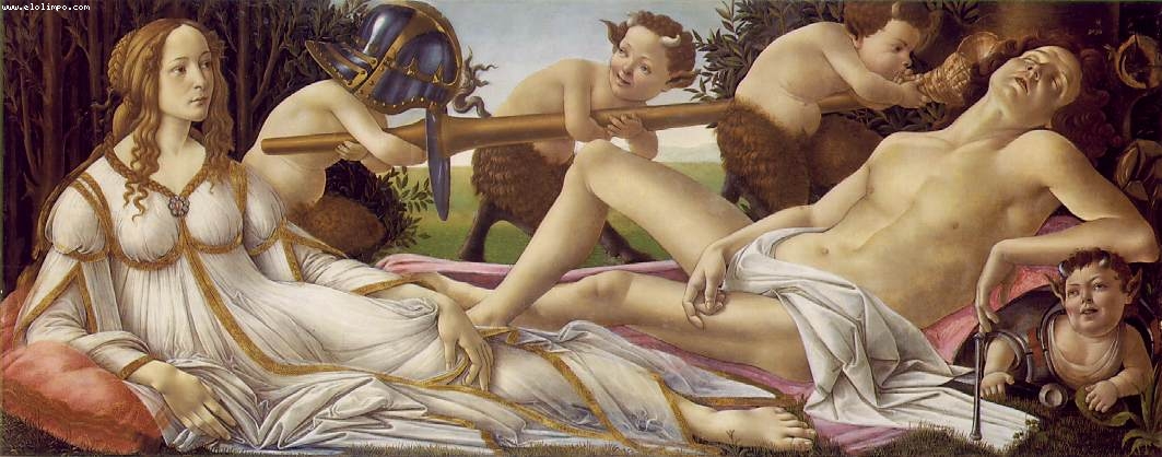 Venus y Marte - Botticelli, Sandro
