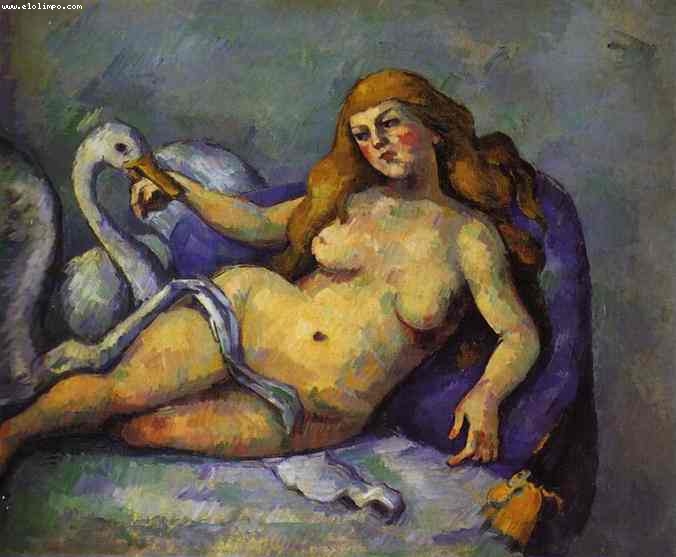 Leda con Cisne - Cézanne, Paul