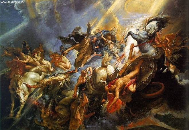 Caída de Faetón - Rubens, Peter Paul
