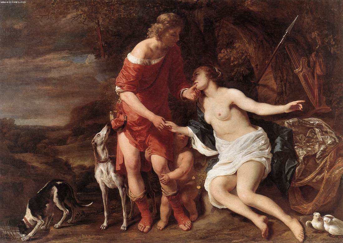 Venus y Adonis - Bol, Ferdinand