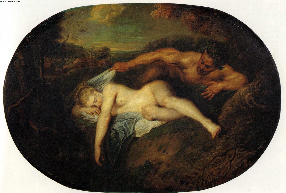 Júpiter y Antíope - Watteau, Antoine